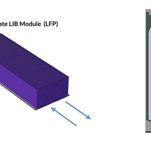 Die beiden Batterietechnologien, wie sie im Comsol-Modell dargestellt sind.(Bild:  IAV/Comsol)