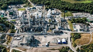 Perstorp has plans to start producing sustainable methanol at its Stenungsund site in Sweden in 2025. (Perstorp)