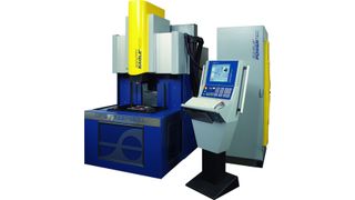 Die Erodiermaschine Gantry Eagle 400 mit Eagle-Powertec-Generator und -Steuerung wurde für minimalen Elektrodenverbrauch optimiert. Bild: OPS Ingersoll (Archiv: Vogel Business Media)