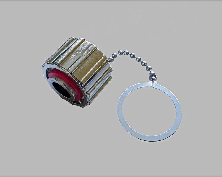 Abschlusskappe aus Metall mit Kette für BKL Modular IP67 Serie (BKL Electronic)