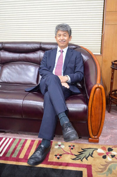 Japan External Trade Organization (JETRO)总干事Hidehiro Ishiura (Director General, Japan External Trade Organization (JETRO), Hidehiro Ishiura)