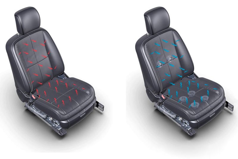 Ebenfalls in 62 Prozent der Neuwagen integriert: die Sitzheitzung.  (Bild: Daimler)