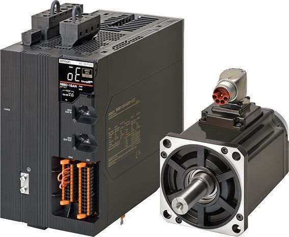 Omron stellte die 1S-Servo-Serie mit Safe-Motion-Funktion vor. Die neue Funktion schützt Bediener, Maschinen sowie Produkte. (Omron)
