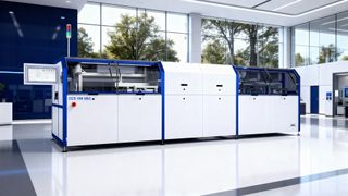 Neue Inline Vakuum-Dampfphasen-Lötanalage CCS100 VAC. (Bild: IBL Löttechnik)