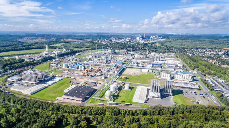 Luftbild vom Chemiepark Knapsack (Chemiepark Knapsack)