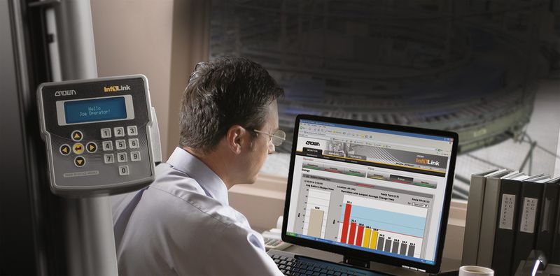 Das Flottenmanagementsystem Infolink von Crown ist Cloud-basiert. (Bild: Crown)