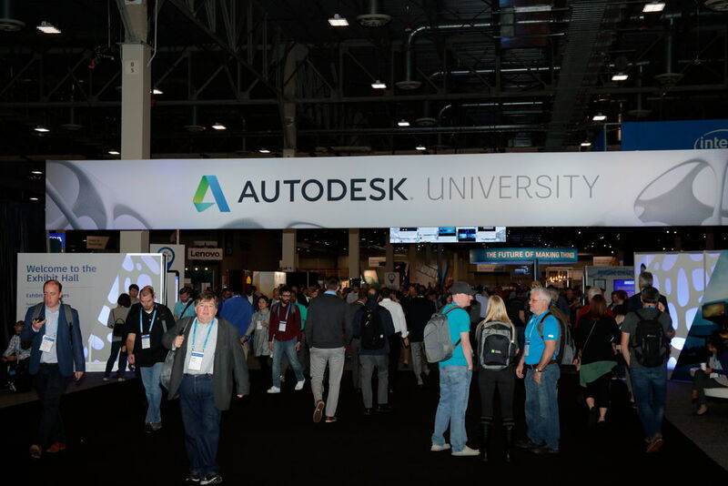 Über 10.000 Teilnehmer informierten sich auf der Autodesk University 2017 in Las Vegas über die aktuellen Entwicklungen. (Autodesk)