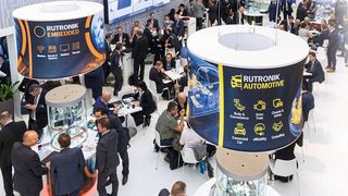 Im Bild der Rutronik-Stand während der Electronica 2018. Beim letzten Mal im Jahr 2020 fand die Fachmesse ausschließlich digital statt. (Bild: Messe München GmbH)