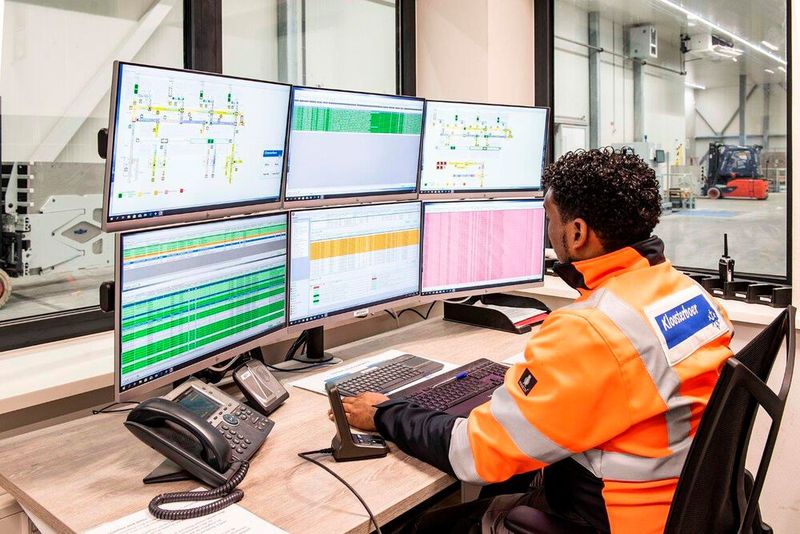 Automatisches Westfalia-Tiefkühllager für Kloosterboer mit 35.000 Palettenstellplätzen im niederländischen Lelystad. (Bild: Westfalia)