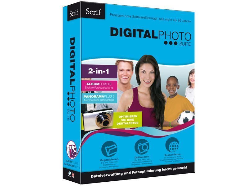 Die für das Bildmanagement konzipierte Digital Photo Suite vereint die Serif-Tools Album Plus und Panorama Plus. (Archiv: Vogel Business Media)