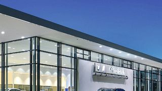 Der Standort in Olpe gehört zu den bereits komplett nach neuesten CI-Vorgaben modernisierten Betrieben.  (Kaltenbach)