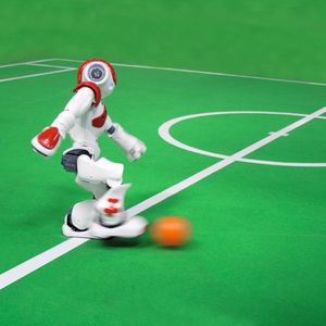 Wer ist Deutschlands bester Fußballroboter 2014? Unter anderem diese Frage wird beim Robocup German Open 2014 entschieden.