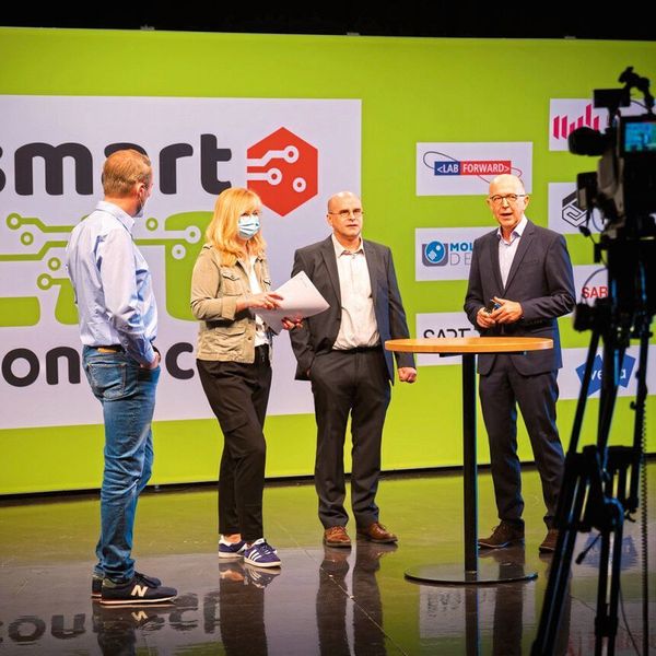Am 7. und 8. September 2021 fand erstmals die Smartlab Connects statt (Deutsche Messe)