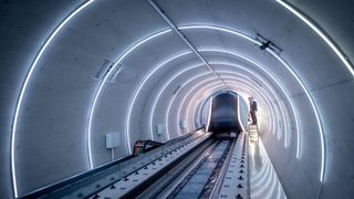 Die TU München testet ein Hyperloop-Tunnelsystem. (Bild: TUM/Andreas Heddergott)