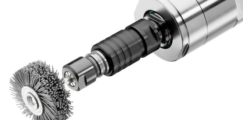 Die Baureihe der BME-Motoren für Bürstanwendungen liefern hohes Drehmoment bei niedrigen Drehzahlen in kompakter Bauform.(Bild:  MD Drucklufttechnik GmbH & Co. KG)