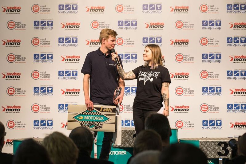 Der Fahrradmechaniker/Europameister heißt Jonas Roth und kommt aus der Schweiz. (MCH Messe Schweiz (Zuerich) AG)