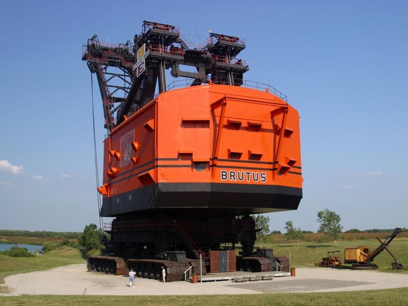 Big Brutus ist der Spitzname des Bucyrus-Erie Modell 1850B elektrischen Schaufel, die zweitgrößte ihrer Art in Betrieb war in den 1960er und 1970er Jahren. Es ist derzeit das Herzstück eines Bergbau-Museum in West Mineral, Kansas. (Bild: Bucyrus)