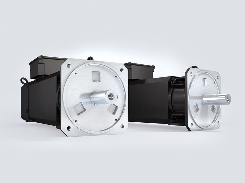 Mit der neuen Baugröße (132) der DSD2-Motoren ist auch in höheren Leistungsbereichen Dynamik durch ein optimales Drehmoment-Trägheitsmassenverhältnis und optionale Überlastbarkeit möglich. (Bild: Baumüller)