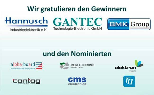 FED und ELEKTRONIKPRAXIS gratulieren den Finalisten des E²MS-Award 2015. (Bild: FED)