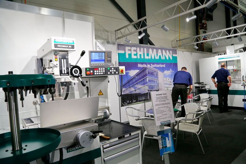 Fehlmann ist auf der Siams 2016 mit der Picomax 56 L Top und der Picomax 20-M mit Motortisch.  (Anne Richter, SMM)