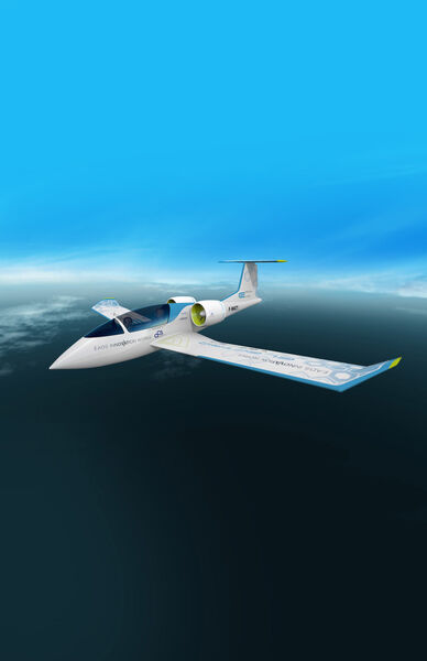 Elektrisch angetriebenes Trainingsflugzeug für die allgemeine Luftfahrt: E-Fan von EADS und Aero Composites Saintonge (ACS) (EADS)