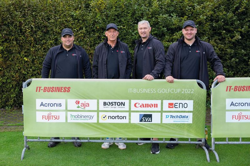 Diese Herren hatten mit die weiteste Anreise: das Team von ENO. (Bild: Vogel IT-Medien GmbH)