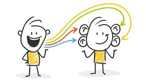 Das Vier-Ohren-Modell kann Führungskräften und Teams helfen, Missverständnisse im Betrieb zu vermeiden und klarer zu kommunizieren. (Bild: © strichfiguren.de - stock.adobe.com)