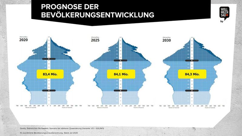 Prognose der Bevölkerungsentwicklung bis 2030