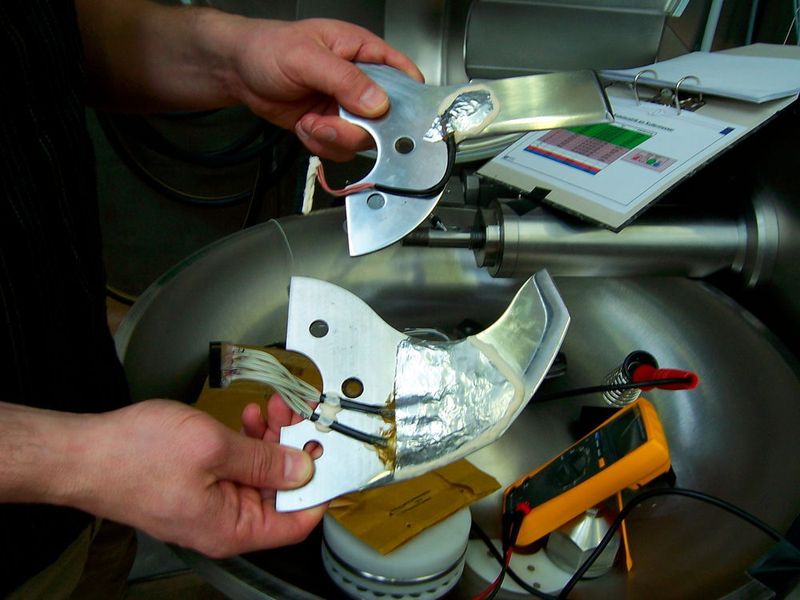 Verformungsanalyse von Schneiden eines Kuttermessers. (Bild: Inofex)