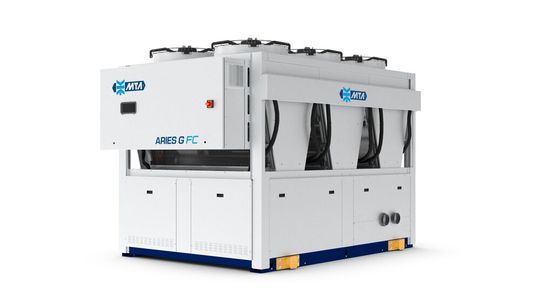 Kaltwassersätze „ARIES G FC“ mit integrierter Freikühlung(Bild:  MTA Deutschland)