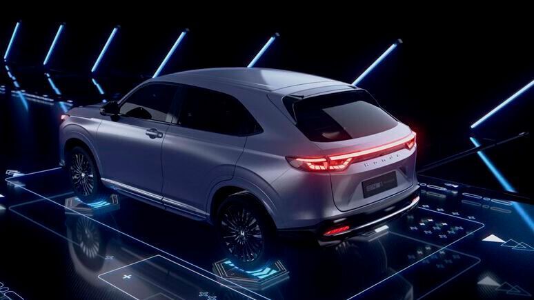 Mit dem e:Ny1-Prototype gewährt Honda einen Ausblick auf sein vollelektrisches SUV, ... (Honda)