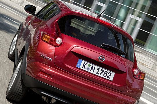 Der Nissan Juke setzt nach hinten ein markantes Zeichen. (Archiv: Vogel Business Media)
