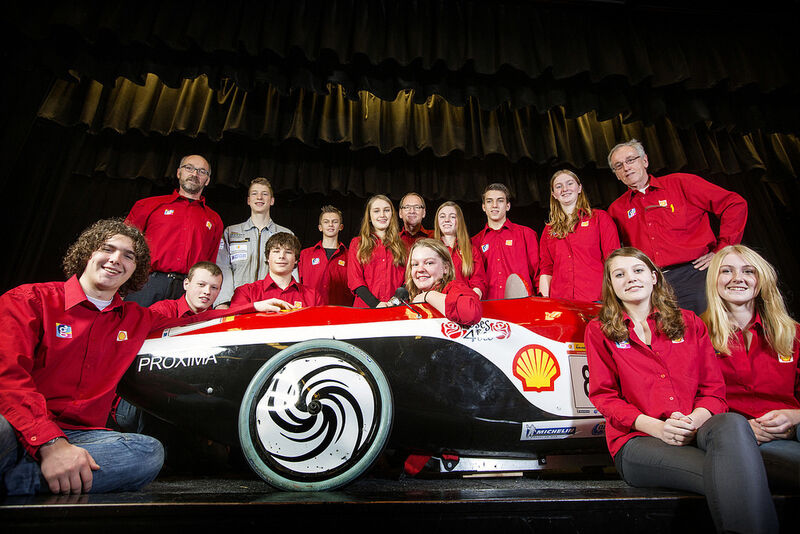 Team ROSES-4-ECO des Getrudiscollege, Roosendaal. (Foto: Shell)