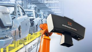 Das Messsystem Surface Control Automotive von Micro-Epsilon erkennt automatisch Dellen, Kratzer und andere Oberflächenfehler auf Roh-Karosserien. (Bild: Micro-Epsilon)