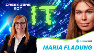 In der vierten Folge von „Irgendwas mit IT“ spricht Lena Rußmann mit der IT-Security-Expertin Maria Fladung über ihren Werdegang. (Bild: Vogel IT-Medien)