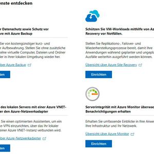 Zusätzliche Azure-Dienste über das Windows Admin Center im lokalen Rechenzentrum einbinden.(Bild:  Microsoft / Joos)