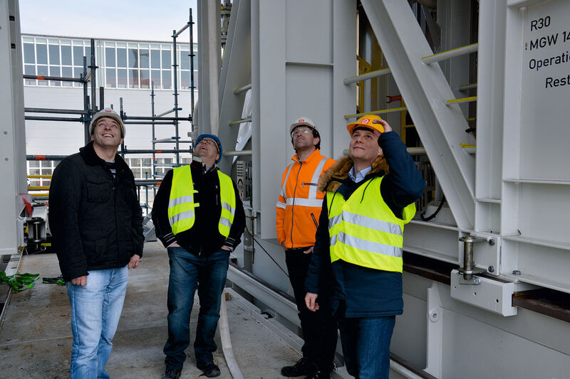 From right to left: Robert Paternoster (Streicher), Robert Neumann (Jacob), Erwin Nutz (Streicher) and Steffen Hammon (Jacob). (Picture: Jacob)