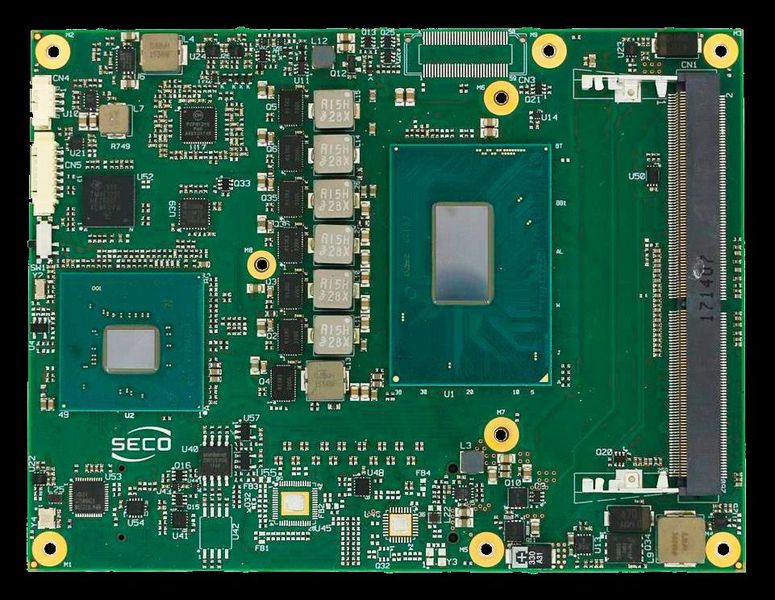 SECO COMe-C08-BT6: COM-Express-3.0-Basistyp an, basierend auf Intels Core- / Xeon-CPUs der 8. Generation (Coffee Lake H). (SECO)