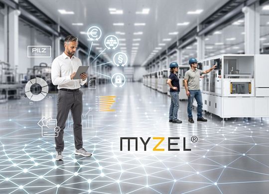 Die digitale Myzel Lifecycle Platform unterstützt Produktionsverantwortliche dabei, ihre Maschinen über den gesamten Lebenszyklus hinweg safe, secure, effizient und normenkonform zu betreiben.(Bild:  Pilz)