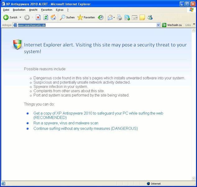 Die Malware entscheidet, ob der Browser ins Netz geht oder den Rechner mit überflüssigen Warnhinweisen blockiert. (Archiv: Vogel Business Media)