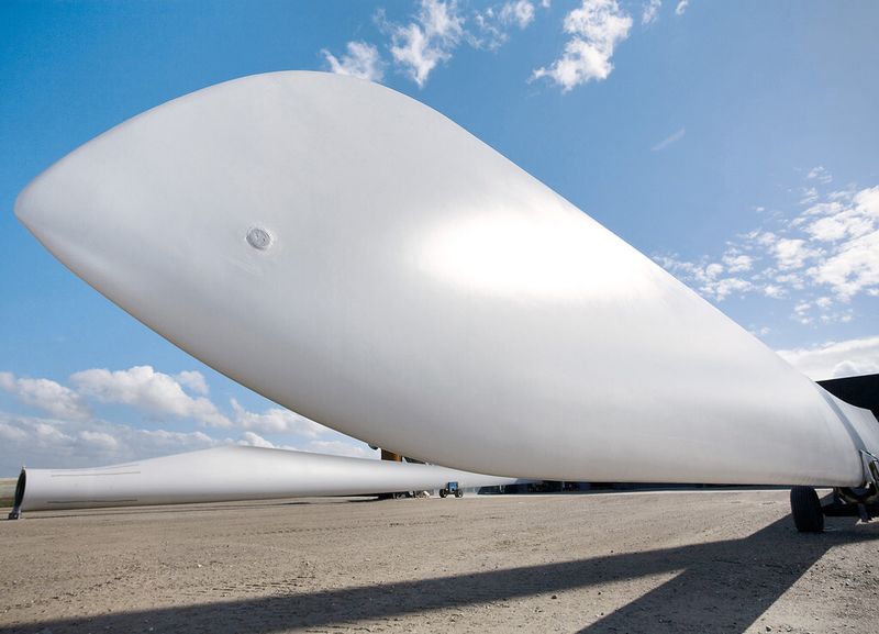 Produktion von Rotorblättern für Windkraftanlagen. (Bild: Siemens)