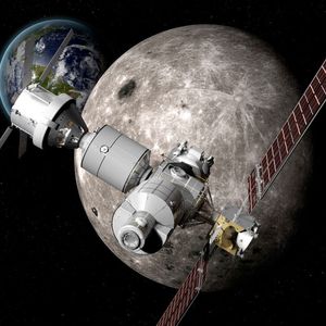 Der „Deep Space Gateway“ soll nicht nur als Basis für neue Mondmissionen dienen, sondern auch größere Weltraum-Sprünge erleichtern.(Bild:  Boeing)