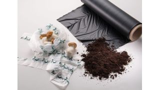 Mit dem bereits zertifizierten sowie kompostierbaren Kunststoff Ecovio bietet die BASF ein Materialsystem für unterschiedliche Anwendungen an, die entlang des gesamten Nahrungskreislaufs eingesetzt werden können und so die Kreislaufwirtschaft fördern. Zu erleben auf der K 2019.  (BASF )