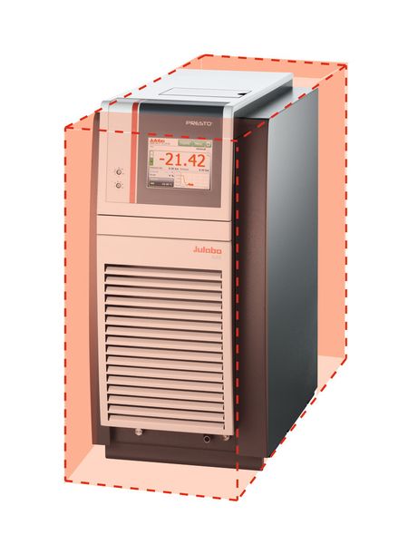 Abb. 2: Durch ihre raumoptimierte Konstruktion benötigen die Presto-Systeme weniger Stellfläche. (Bild: Julabo)