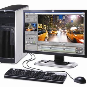 HP Workstations xw6600: Die Workstation unterstützt bis zu vier 3D-Displays oder bis zu acht 2D-Displays.