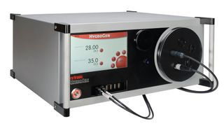 Der neue Hydrogen von Rotronic ist ein tragbarer Generator zur Kalibrierung von Temperatur und Feuchte.  (Bild: Rotronic)