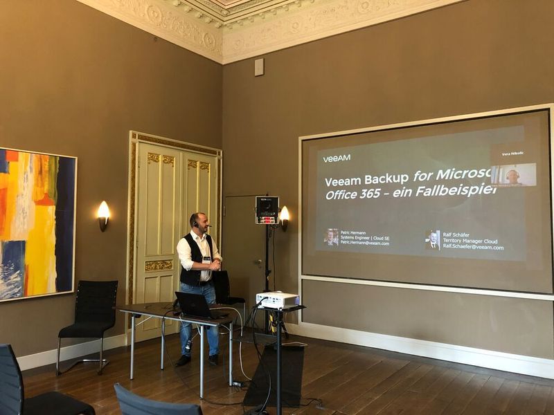 Auch der Software-Hersteller Veeam war mit interessanten Vorträgen auf dem Service-Provider-Gipfeltreffen vertreten. (Vogel IT-Medien)