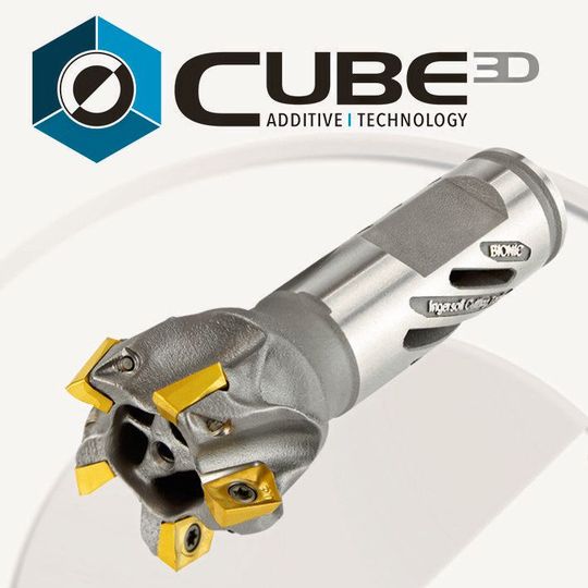 Die bionischen Fräser werden generativ konstruiert und per 3D-Druck hergestellt. So können sie erheblich leichter und konstruktiv an die Zerspanungs- und Bearbeitungsbedingungen ausgelegt werden. (Bild:  Ingersoll)