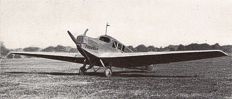 Junkers F13 namens  Annelise. (www.junkers.de)