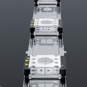 Das Multi-Carrier-System ist laut Hersteller ein Transportsystem, das hinsichtlich Flexibilität keine Wünsche offen lässt.(Bild:  Festo)